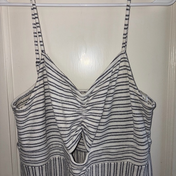LOFT Beach Striped Jumpsuit - Picture 3 of 8